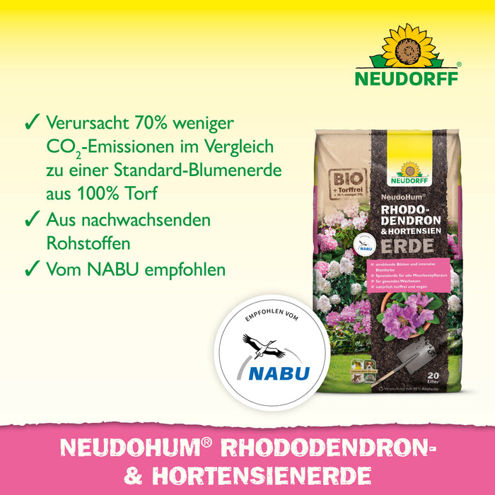 Neudorff NeudoHum Terriccio per rododendri e ortensie