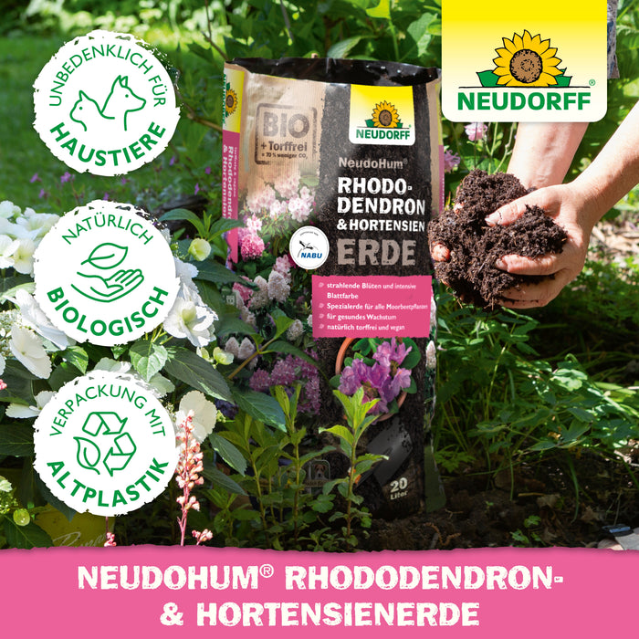 Neudorff NeudoHum Rhododendron- & HortensienErde - Silberkraft
