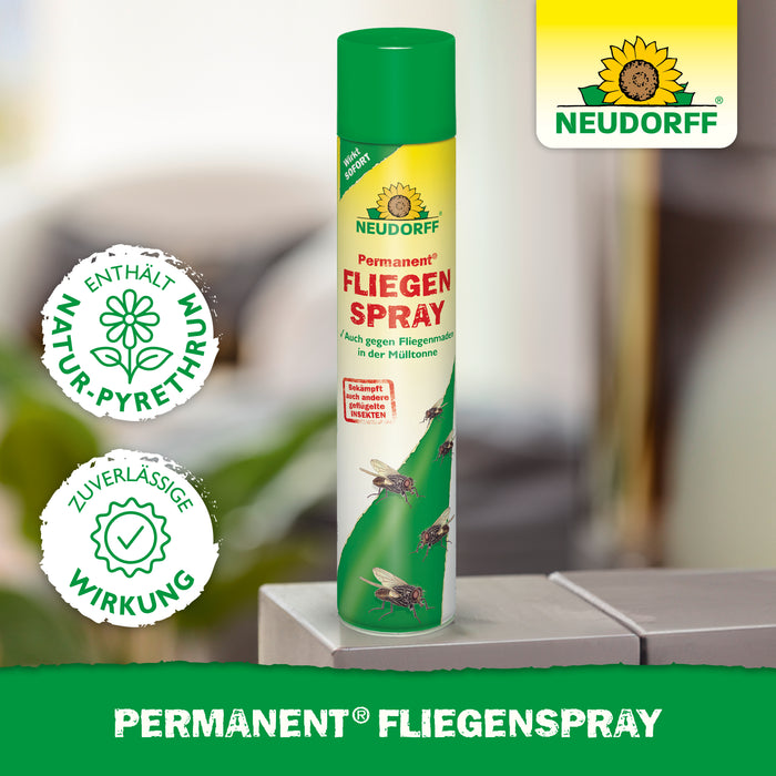 Spray permanente per mosche