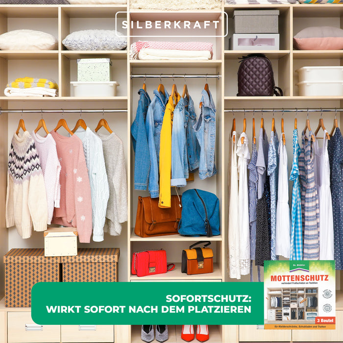 Efficace protezione antitarme: sacchetti profumati contro danni a vestiti e tessuti