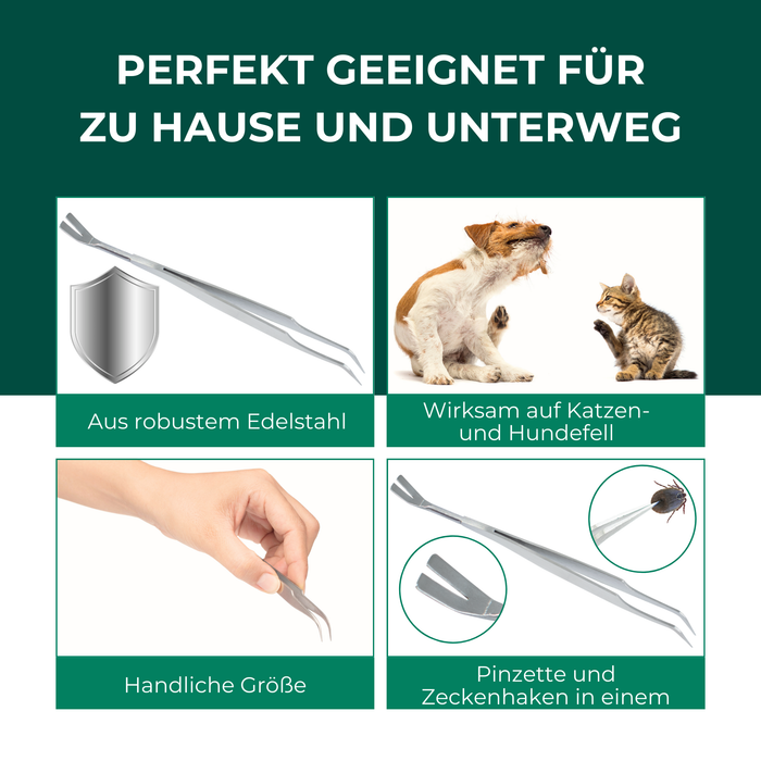 Pinzette per zecche, pinzette per zecche contro le zecche