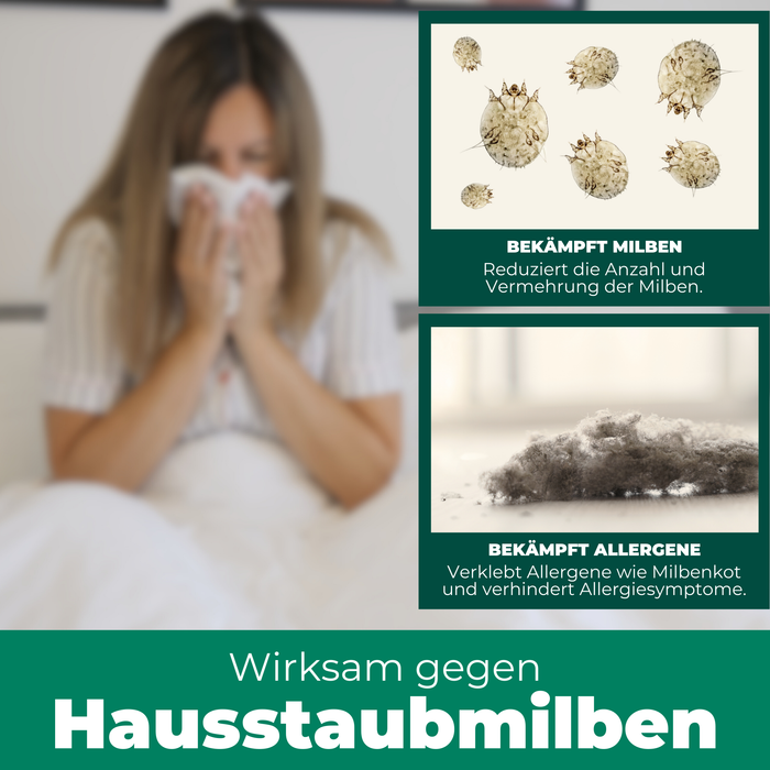 Spray antiacaro per materassi e tessuti: combatte gli acari a letto