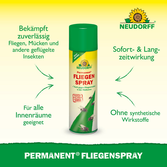 Spray permanente per mosche