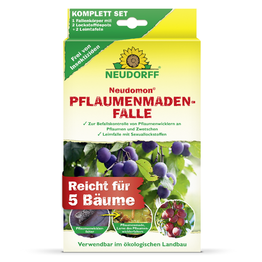 Neudorff Neudomon PflaumenmadenFalle - Silberkraft