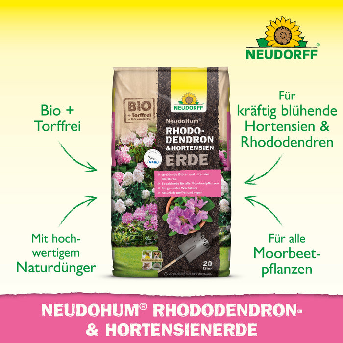 Neudorff NeudoHum Rhododendron- & HortensienErde - Silberkraft