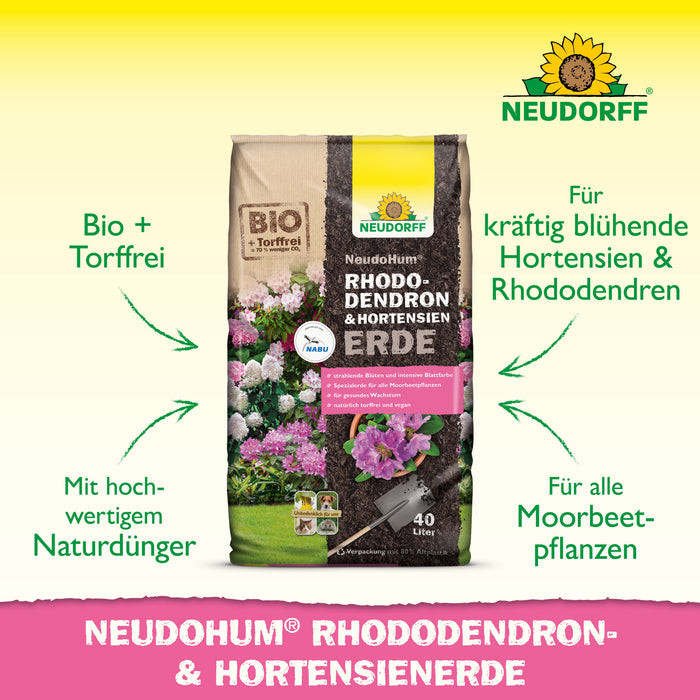 Neudorff NeudoHum Terriccio per rododendri e ortensie