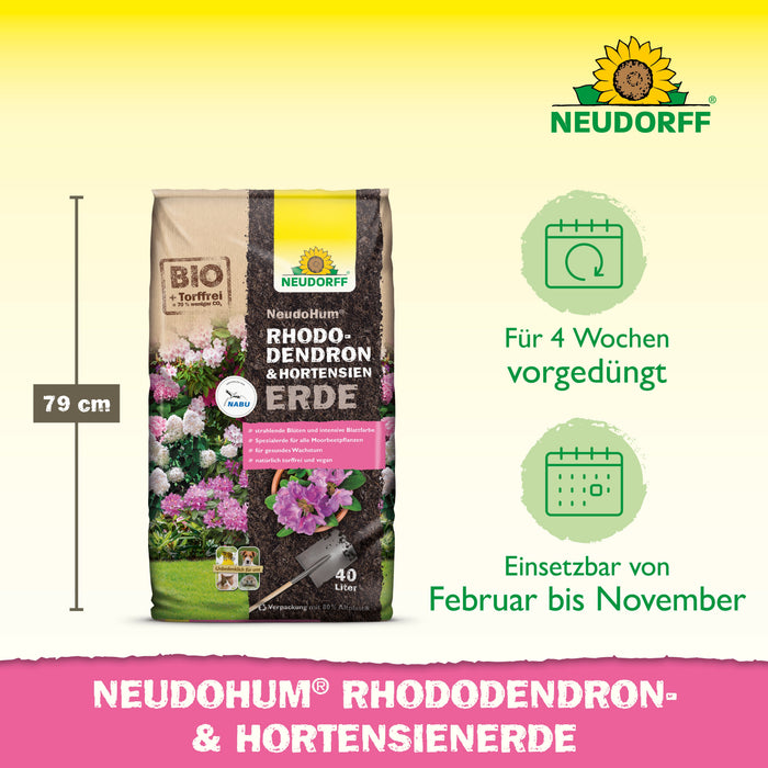Neudorff NeudoHum Terriccio per rododendri e ortensie