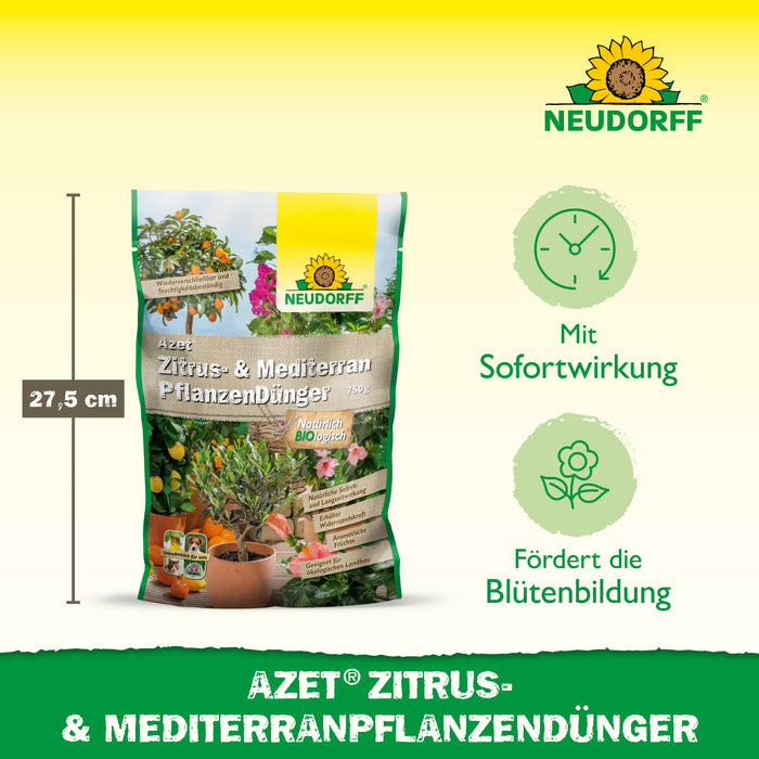 Neudorff Azet Zitrus- & MediterranpflanzenDünger - Silberkraft