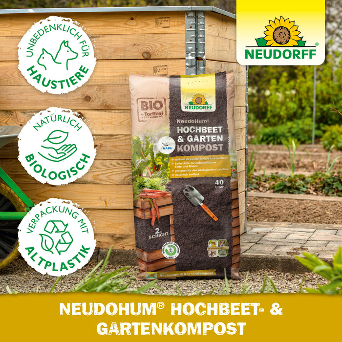 Neudorff NeudoHum Hochbeet- und GartenKompost - Silberkraft