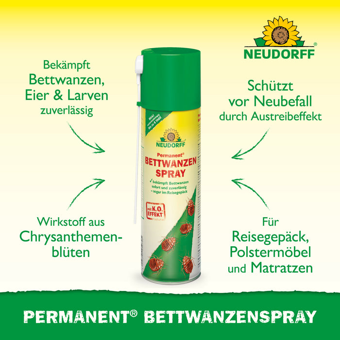 Spray permanente per cimici da letto
