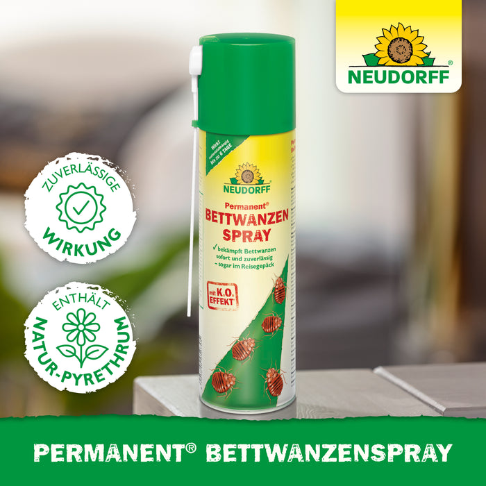 Spray permanente per cimici da letto