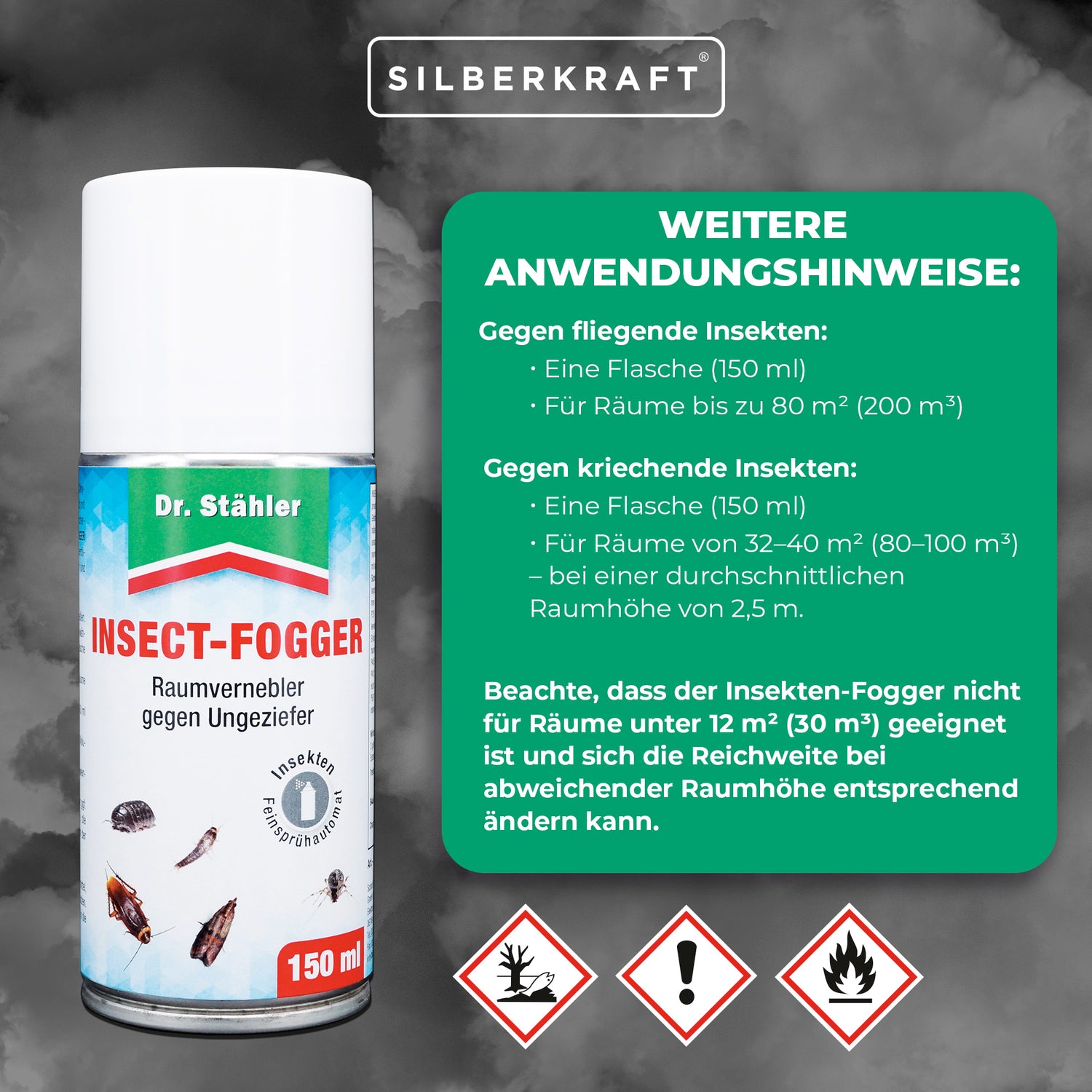 Nebulizzatore per insetti: macchina nebulizzatrice per ambienti contro parassiti come scarafaggi, scarafaggi e tarme