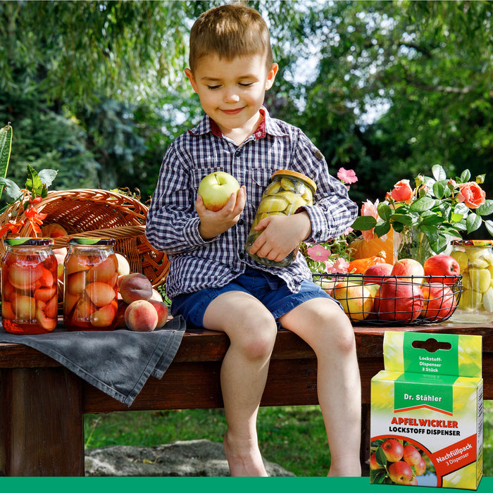 Confezione di ricarica dell'attrattivo ai feromoni della carpocapsa: protezione efficace per gli alberi da frutto