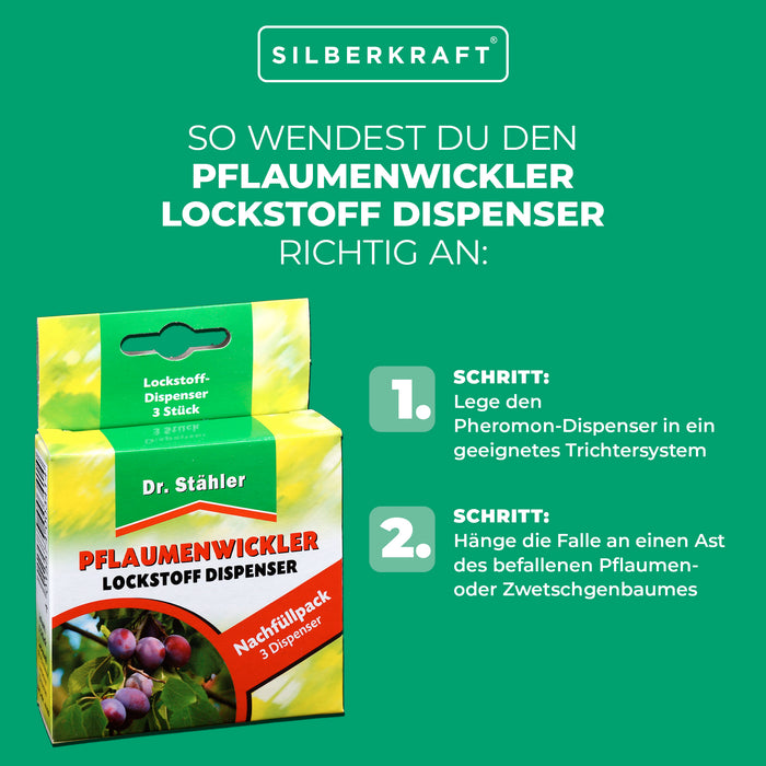 Dispenser di attrattivo per tarme delle prugne - confezione di ricarica
