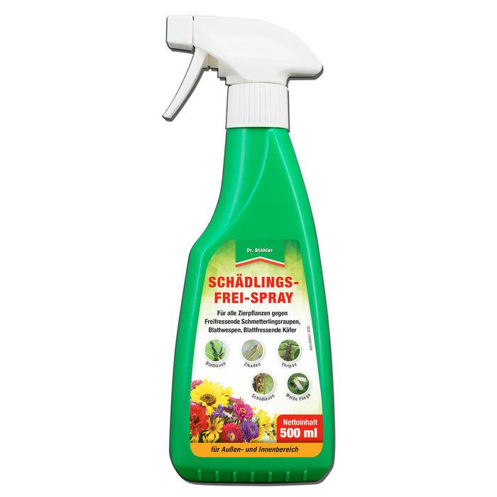 Spray antiparassitario per un ambiente vegetale protetto e libero da acari e afidi