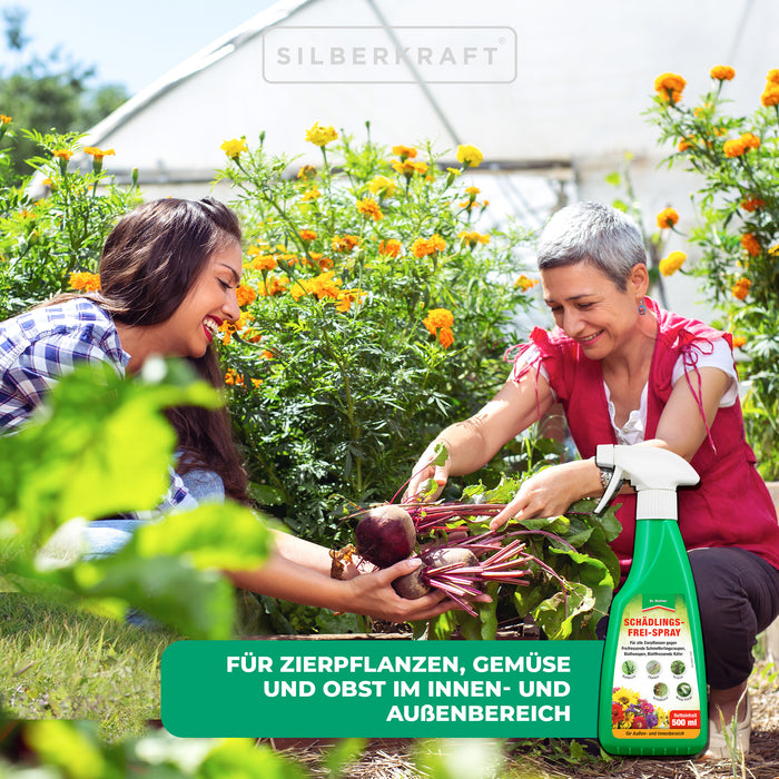 Spray antiparassitario per un ambiente vegetale protetto e libero da acari e afidi