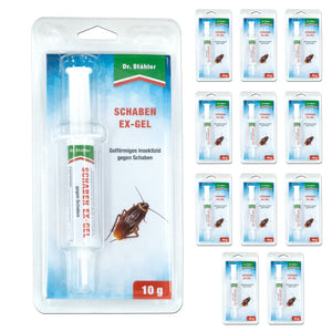 Effektives Schaben-Ex Gel gegen Schabenbefall | Kakerlaken Gel - Silberkraft