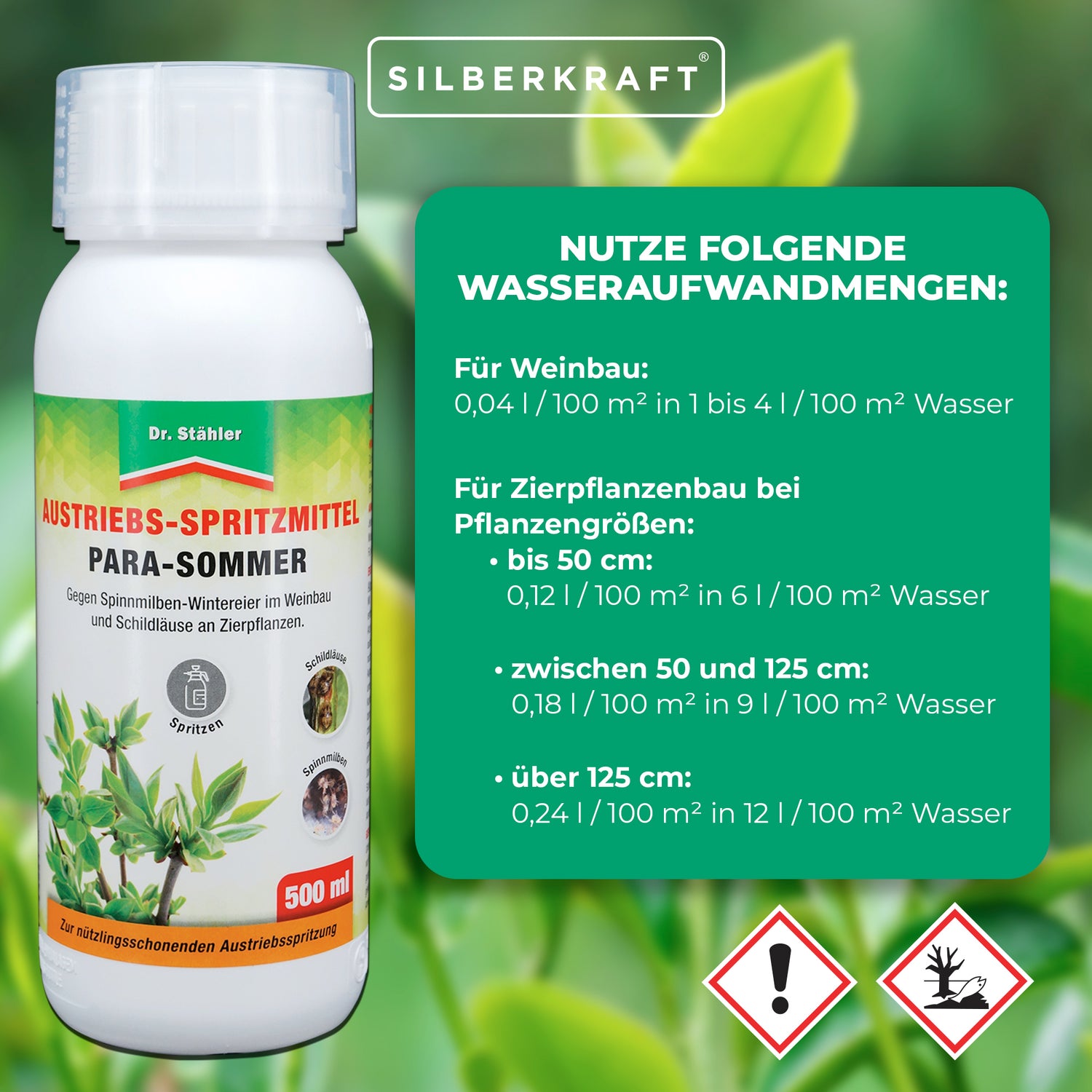 Para Sommer: spray per la crescita contro cocciniglie e ragni rossi