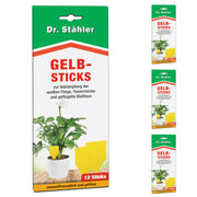 Efficaci bastoncini gialli per combattere gli insetti volanti come mosche bianche, moscerini dei funghi e afidi