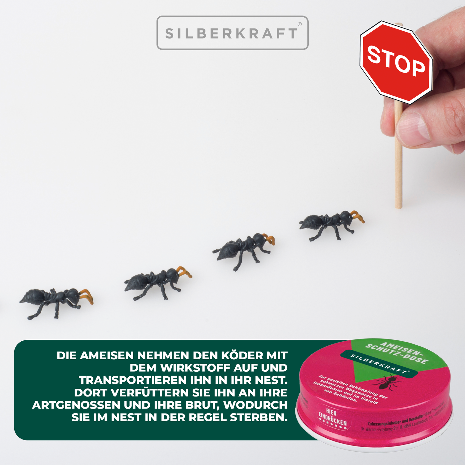 Scatola per esche Ant-Ex, 2 pezzi