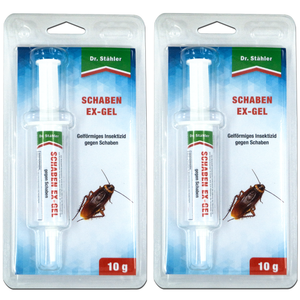 Effektives Schaben-Ex Gel gegen Schabenbefall | Kakerlaken Gel - Silberkraft