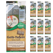 Pannelli gialli Silence (piccoli): monitoraggio ottimale contro mosche bianche, moscerini dei funghi e afidi