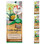 Silence Yellow Sticks: monitoraggio efficace contro mosche bianche, moscerini dei funghi e afidi - Silberkraft