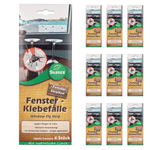 Trappola adesiva per finestre Silence: efficace trappola per mosche per finestre dall'aspetto trasparente - Silberkraft