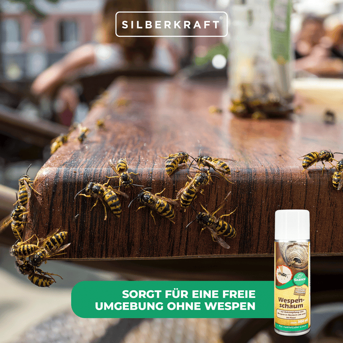 Schiuma vespe Silence: Schiuma pronta all'uso per combattere i nidi di vespe