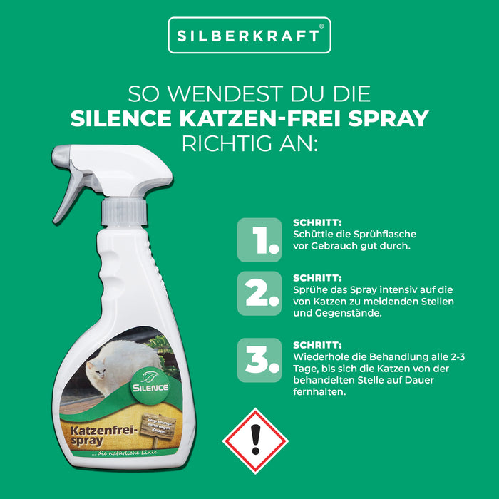 Silence Cat Free Spray: spray pronto all'uso per dissuadere i gatti