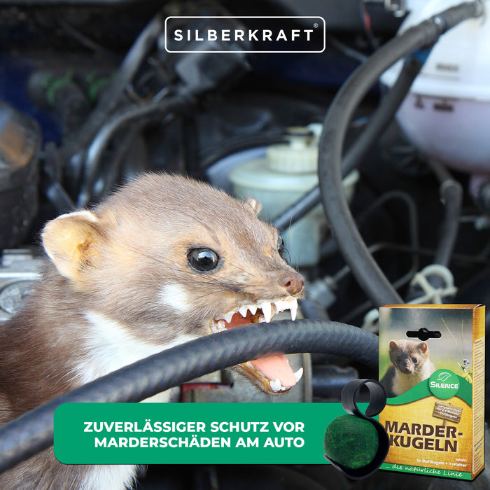 Palline profumate di martora Silence: protezione efficace a lungo termine contro i danni delle martore all'auto