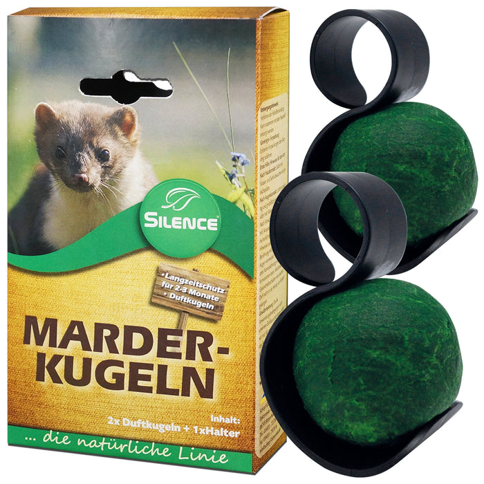 Palline profumate di martora Silence: protezione efficace a lungo termine contro i danni delle martore all'auto