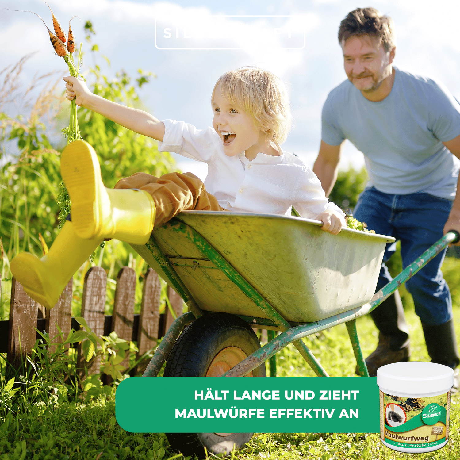 Silence Mole Path: efficace deterrente per talpe per il giardino