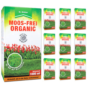 Moos-Frei Organic: Hochwirksamer Moosentferner für einen grünen, perfekten Rasen - Silberkraft