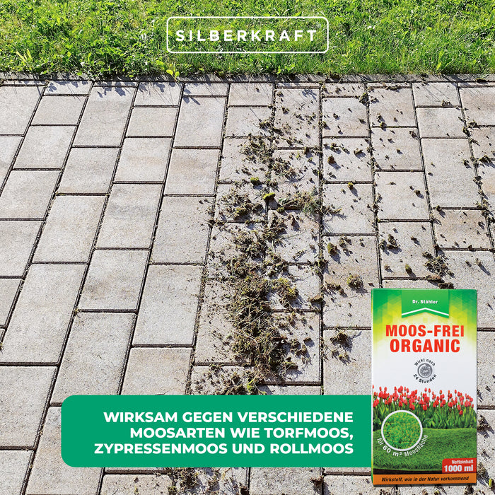 Biologico senza muschio: rimuovi muschio altamente efficace per un prato verde e perfetto