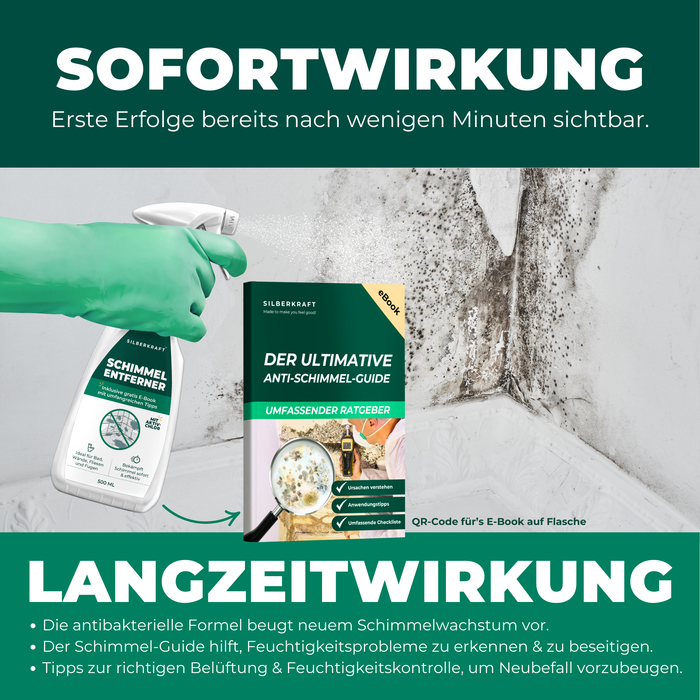 Spray antimuffa con e-book - Contro le macchie di muffa e funghi