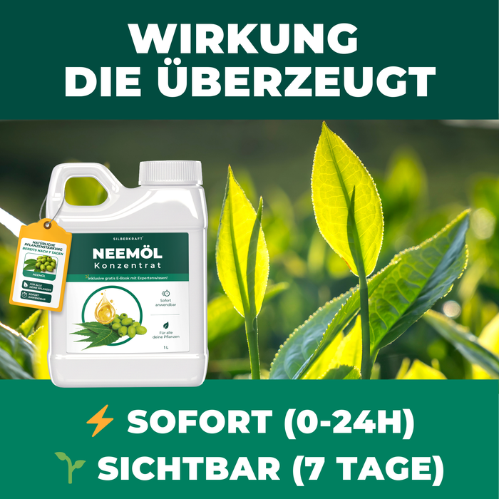 Olio di neem con emulsionante – Concentrato di olio di neem nutriente per le tue piante