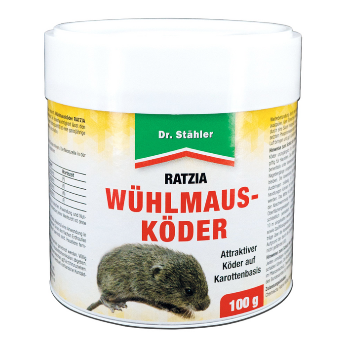 Esca per arvicole Ratzia: Efficace esca per arvicole a base di carote