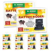 Efficace deposito di esche per topi con trappola a scatto per aree interne ed esterne