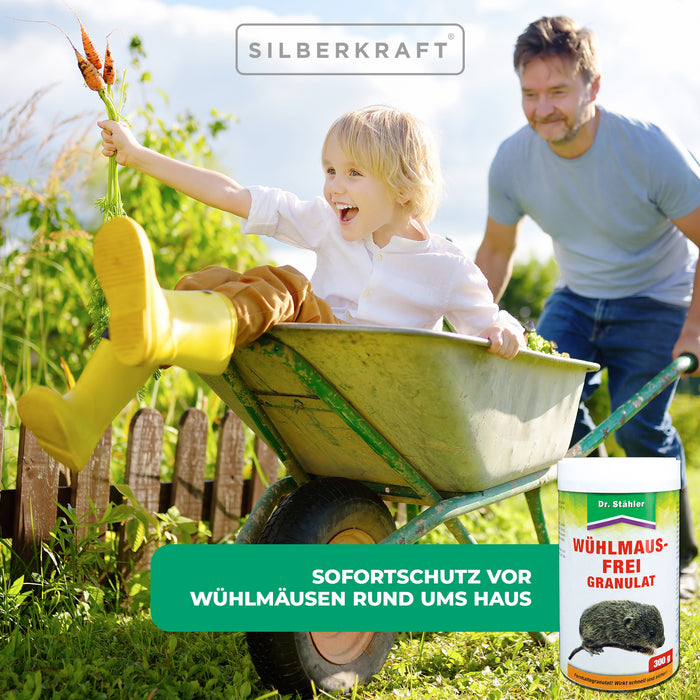 Granuli efficaci senza arvicole: protezione immediata contro le arvicole dentro e intorno alle case