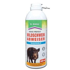 Ferox-Protect Wildschweinabweiser Spray - Komponente B für Schutz vor Wildschweine auf dem Grundstück - Silberkraft