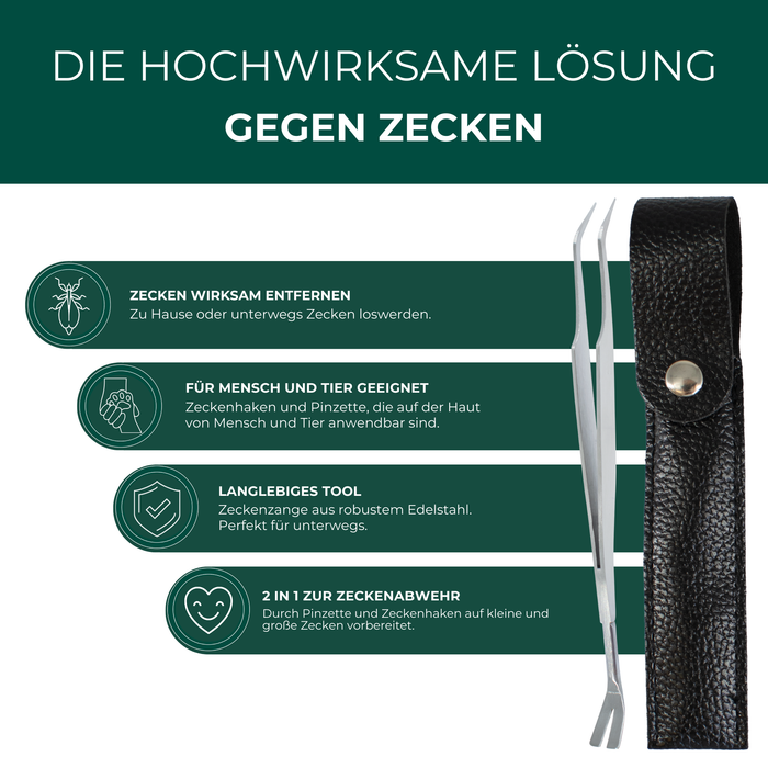 Pinzette per zecche, pinzette per zecche contro le zecche