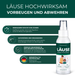 Läuseabwehrspray Läuse Hochwirksam vorbeugen und abwehren. Einfache Anwendung und hergestellt in Deutschland