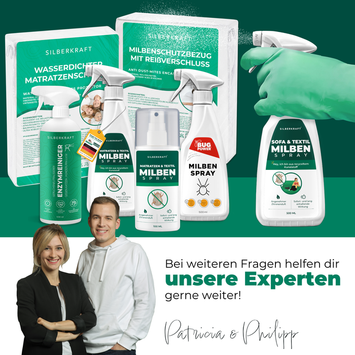 Spray antiacaro per materassi e tessuti: combatte gli acari a letto