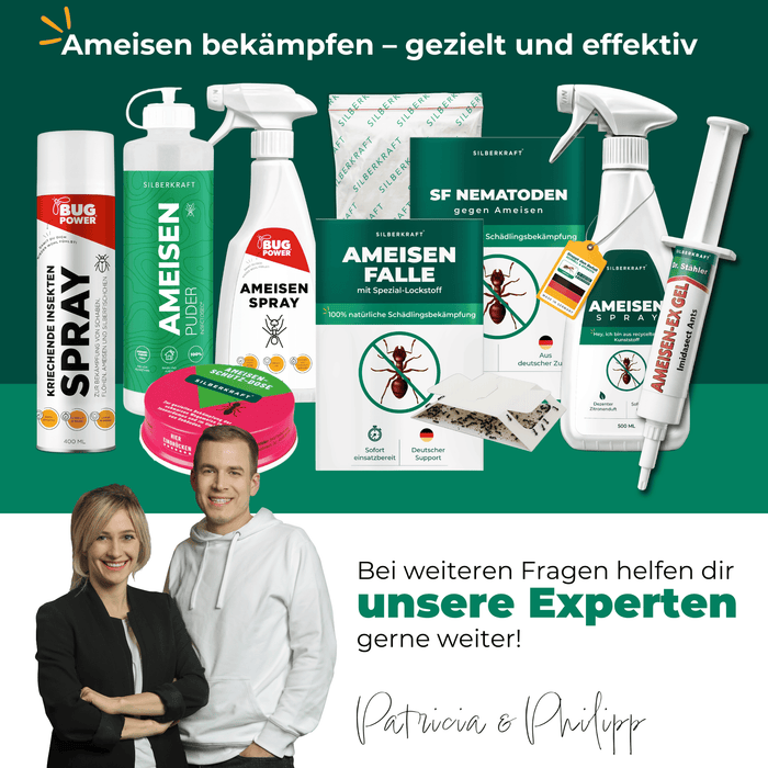 Ameisen-Ex Gel: Sofortige Lösung gegen Ameisenbefall im Innen- und Außenbereich - Silberkraft