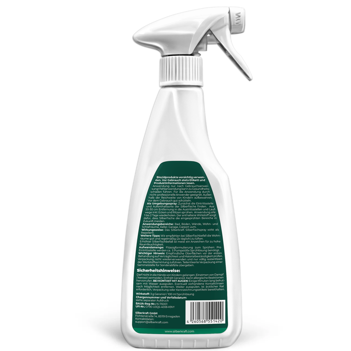 Spray per pesciolini d'argento - Respingi i pesciolini d'argento / pesci carta