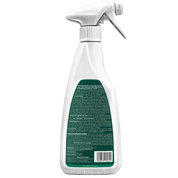 Spray repellente per cani e gatti