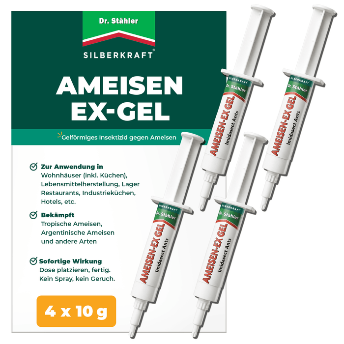 Ant-Ex Gel: soluzione immediata contro l'infestazione di formiche all'interno e all'esterno - Silberkraft