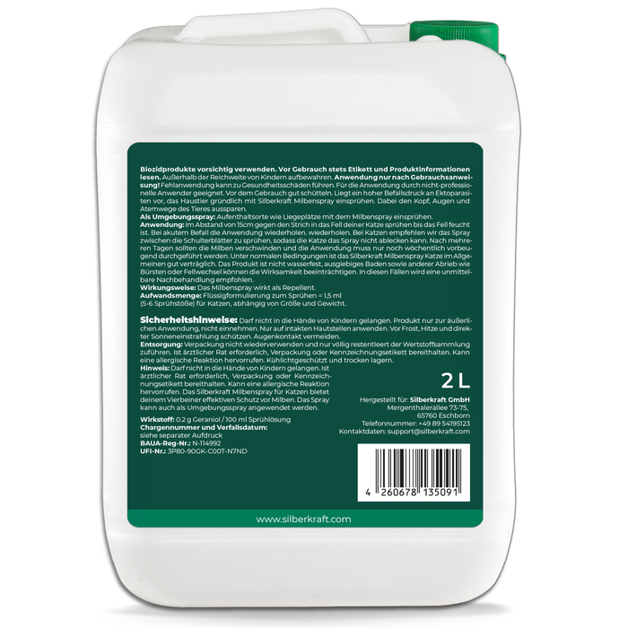 Spray antiacaro per cani e gatti