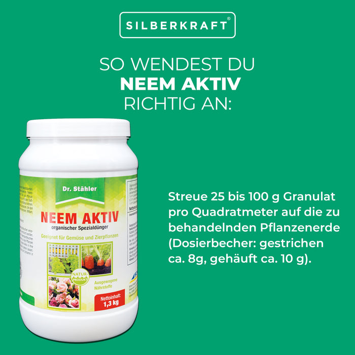 Neem Active: Concime speciale in granuli per ortaggi e piante ornamentali